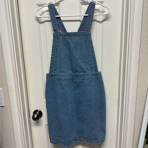 Audrey 3+1 Casual BlueJean Sleeveless Square Neck Midi Dress